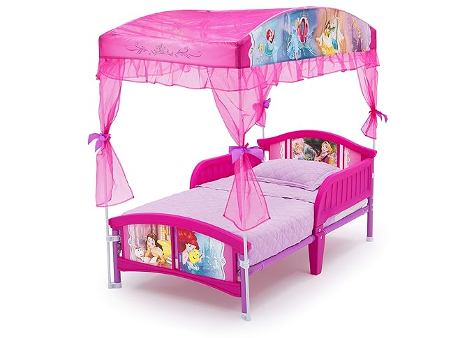 Delta Children Canopy Toddler Bed, Disney Princess