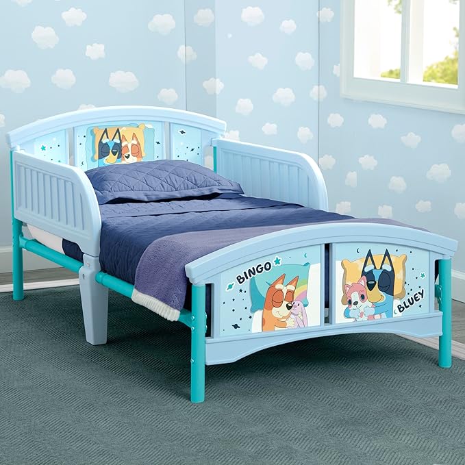 Delta Children Plastic Toddler Bed, Bluey