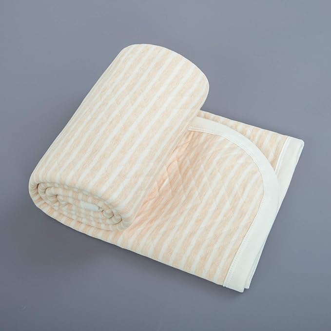 NTBAY Jersey Cotton Quilted Toddler Blanket, Breathable and Warm for Boys and Girls Baby Blanket, 30x40 Inches, Yellow
