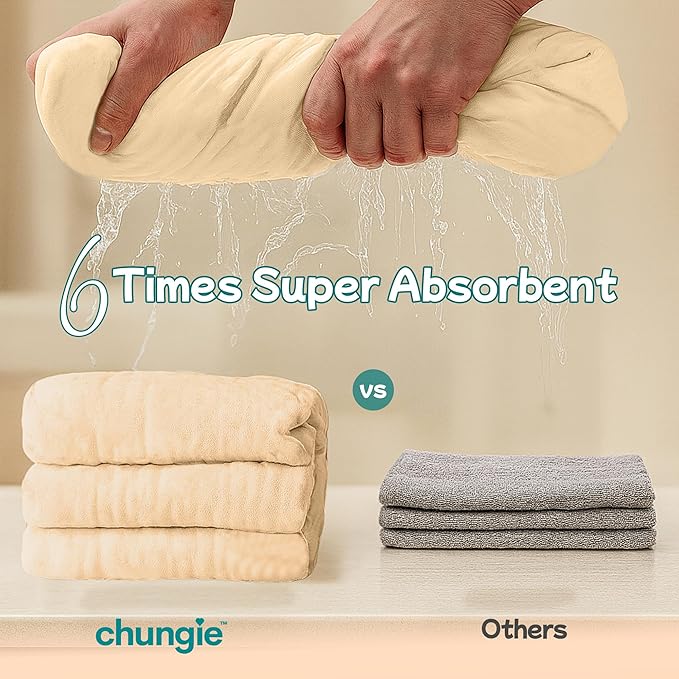 Chungie Soft Baby Blanket 40x30 inches – 100% Cotton Muslin Front & Plush Minky Fleece Back, Multi-Layer Blanket for Baby Boys & Girls, Nursery Bed Blanket, Newborn & Toddler Use