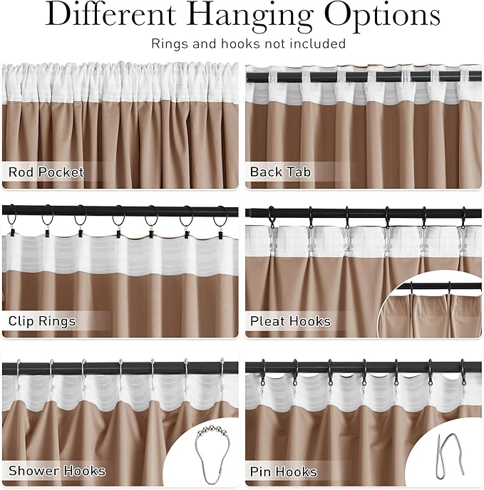 StangH Blush Velvet Curtains 90 inches Long, Back Tab Elegant Home Decor Room Darkening Privacy Window Drapes for Nusery Bedroom/Living Room, Blush Beige, W52 x L90, 2 Panels