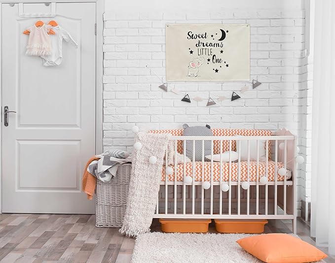 Sweet Dreams Little One-Rectangular Banner Flag Poster Wall Decor for Baby Kids Boy Girl Teen-Nursery Above Crib Bedroom Door Wall Sign Decorations-Birthday Baby,Shower Christmas Gift