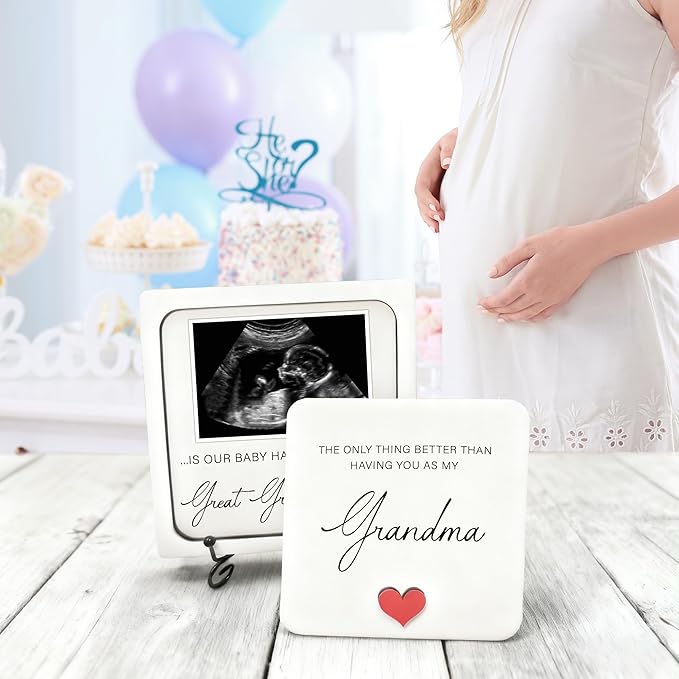 Pregnancy Announcement for Grandma, Ultrasound Picture Frame Surprise Box, The Only Thing Better Than Having You As My Grandma, Baby Coming Soon Pregnancy Announcement Gifts