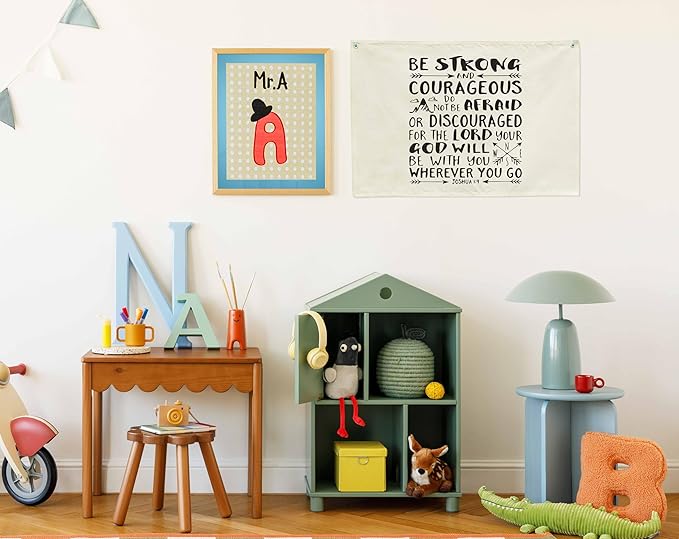 Reading Room Wall Decor-Rectangular Canvas Banner Flag Wall Decor for Boy Girl Kids,Above Writing Desk Reading Room Decor-Birthday Christmas Gift-the More That You Read,the More That You Learn