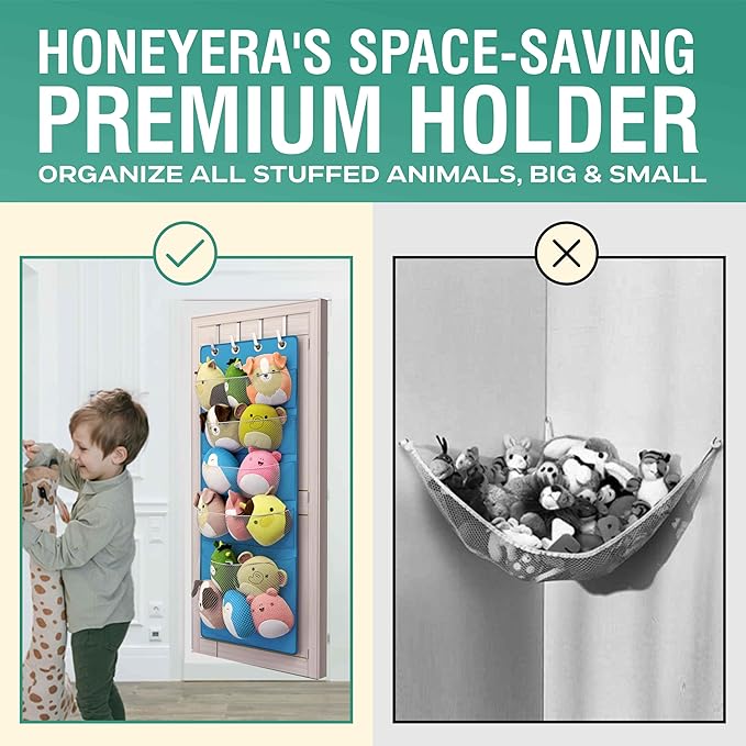 Honeyera Sqshmalow Holder - Over the Door Space (parent) (Blue)