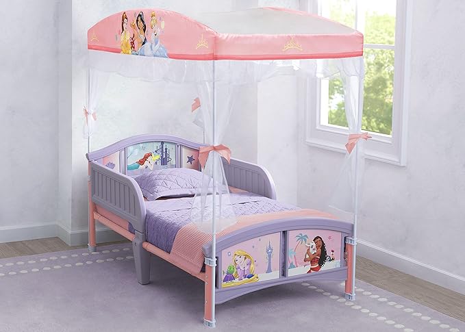 Delta Children Canopy Toddler Bed, Disney Princess