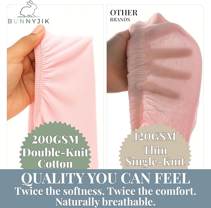 GOTS 100% Organic Bassinet Sheets - Luxurious Turkish Cotton for Halo, SNOO, Dream on Me Karley & Lacy, Delta Children and Simmons Kids City Sleeper Oval or Rectangle Bassinet Bed Pads or Mattresses