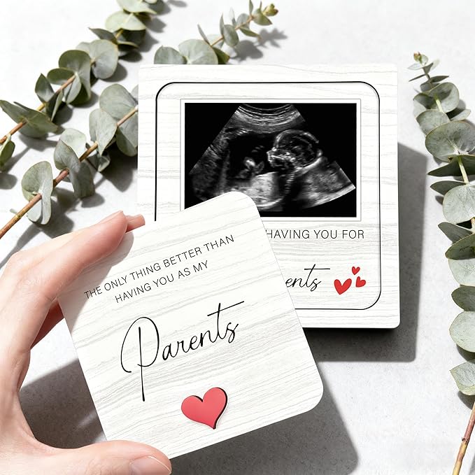 Pregnancy Announcement For Parents, Ultrasound Picture Frame Surprise Box, The Only Thing Better Than Having You As My Parents, Baby Coming Soon Announcement Pregnancy Reveal Gifts