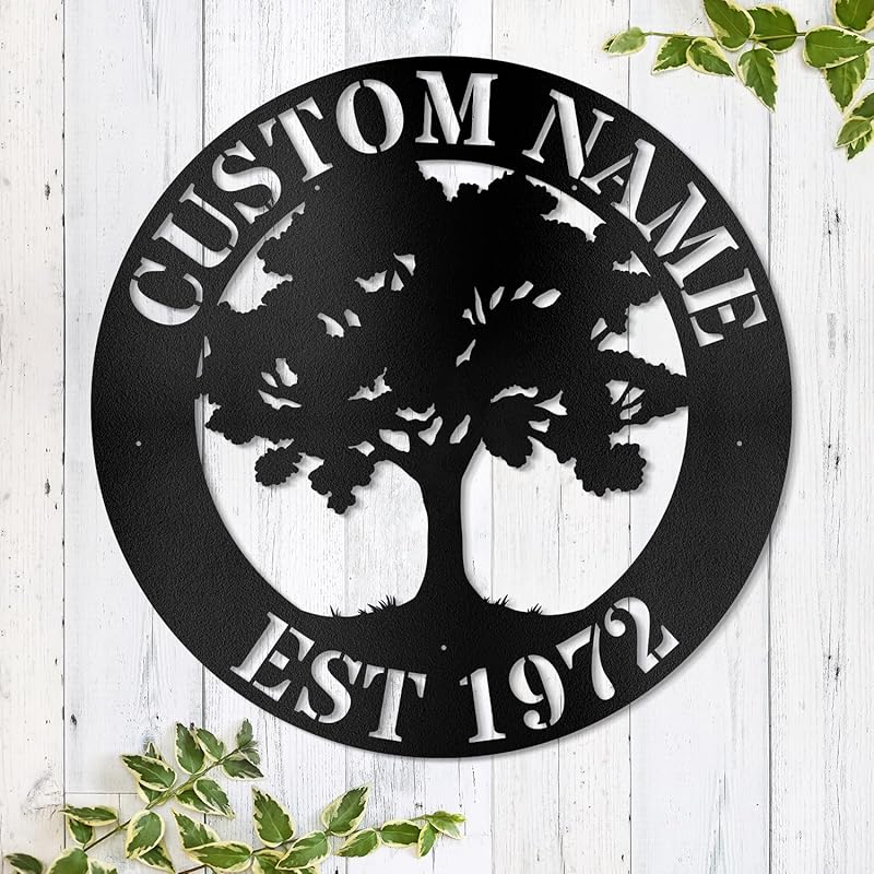Custom Metal Signs Metal Name Sign Metal Wall Art Split Letter Monogram Wall Decor Metal Wall Art Last Name Sign Family Name Sign Personalized Wedding Gift Fire Pit Sign Outdoor Decor Cabin Sign
