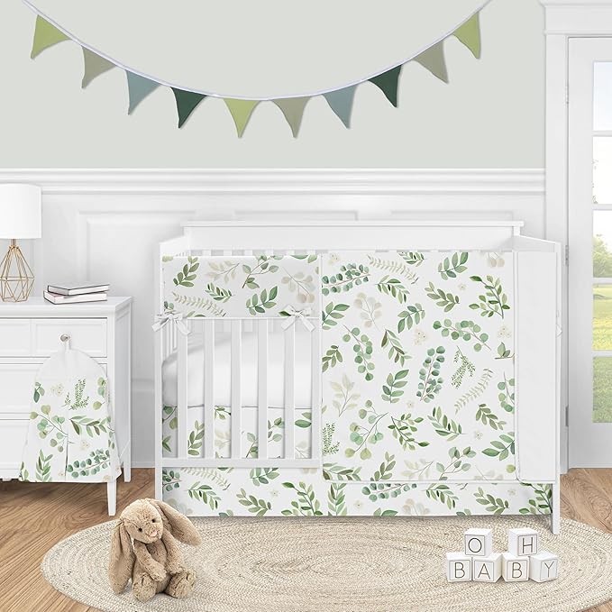 Pennant Banner Flags,Infant and toddler room decoration pennant,for Nursery Decor Baby Birthday Boho Wedding Shower Party Event (Green Theme Banner)