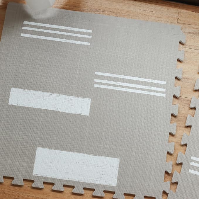 Baby Play Mat for Floor - Nira (5.5x5.5ft) - Premium EVA Foam Play Mat for Babies & Toddlers (Ages 0-5+) - Non-Toxic Playmat for Tummy Time, Crawling & Playroom - Stylish & Comfortable