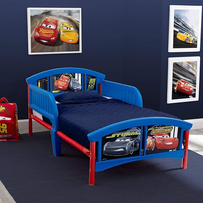 Delta Children Plastic Toddler Bed, Disney/Pixar Cars