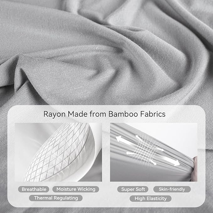 Rayon Made From Bamboo Sleep Sack 24-36 Months 0.5 Tog Ultra Soft Summer Toddler Sleep Sack 2t-3t with Feet 2-Way Zipper Lightweight Sleeping Bag Baby Wearable Blanket (2 Pack)-Pink & Gray