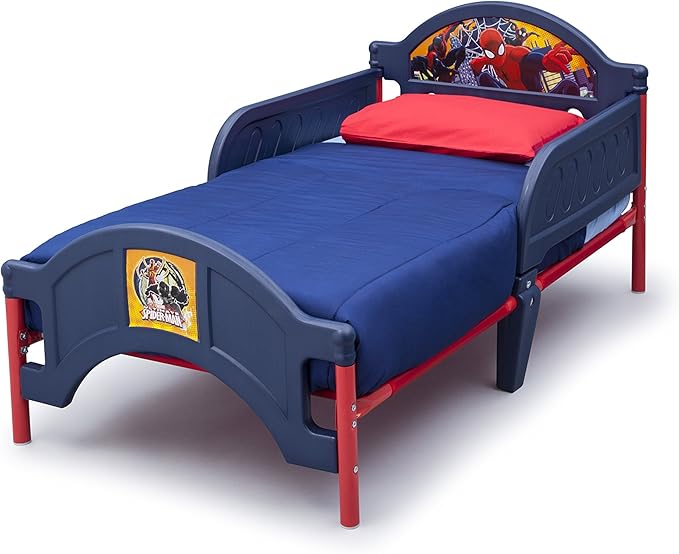 Delta Children Plastic Toddler Bed, Marvel Spider Man