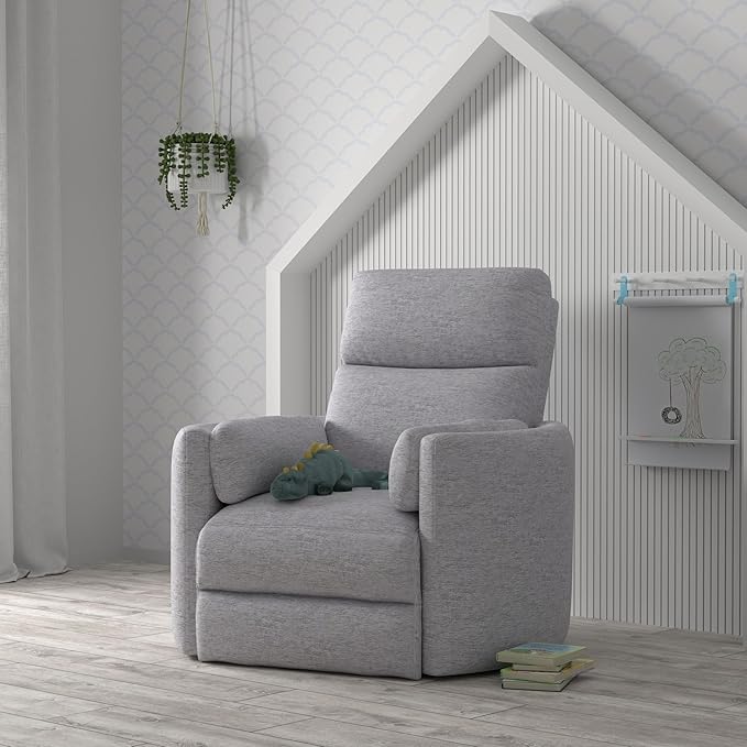 Parker Living Radius - Mineral Power Swivel Glider Recliner for Adults with USB and Type-C Ports, Single Sofa Chair for Living Room
