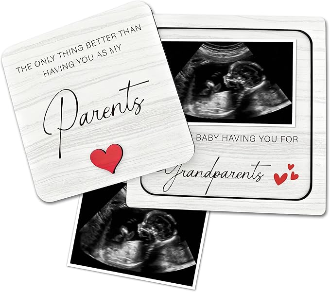 Pregnancy Announcement For Parents, Ultrasound Picture Frame Surprise Box, The Only Thing Better Than Having You As My Parents, Baby Coming Soon Announcement Pregnancy Reveal Gifts
