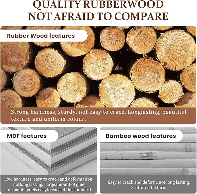 Coat Rack Freestanding Clothing Rack with Wheels & 2 Shelves Storage & 5 Hooks Heavy Duty Clothes Rack Wood Coat Tree Stand Hat Hanger Rack for Corner Bedroom Entryway Living Room Hotel Size L