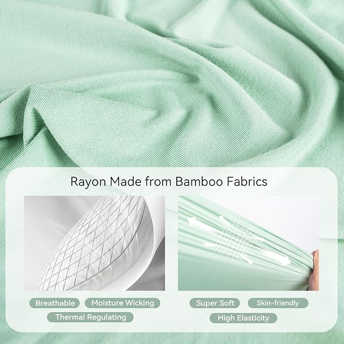 Rayon Made From Bamboo Sleep Sack 3t-4t 0.5 Tog Ultra Soft Summer Toddler Sleep Sack 36-48 Months with Feet 2-Way Zipper Lightweight Baby Sleeping Bag with Legs Thin Baby Wearable Blanket-Green