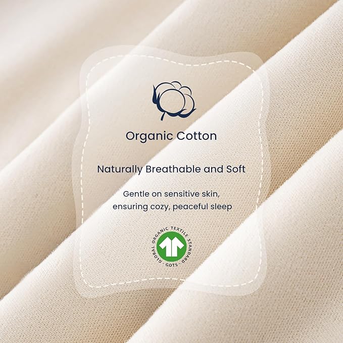 kaiya baby Unisex Sleeping Bag for Babies and Toddlers 2.5 Tog Sleep Sack, Long Sleeve Sleep Sack, Wearable Blanket Baby