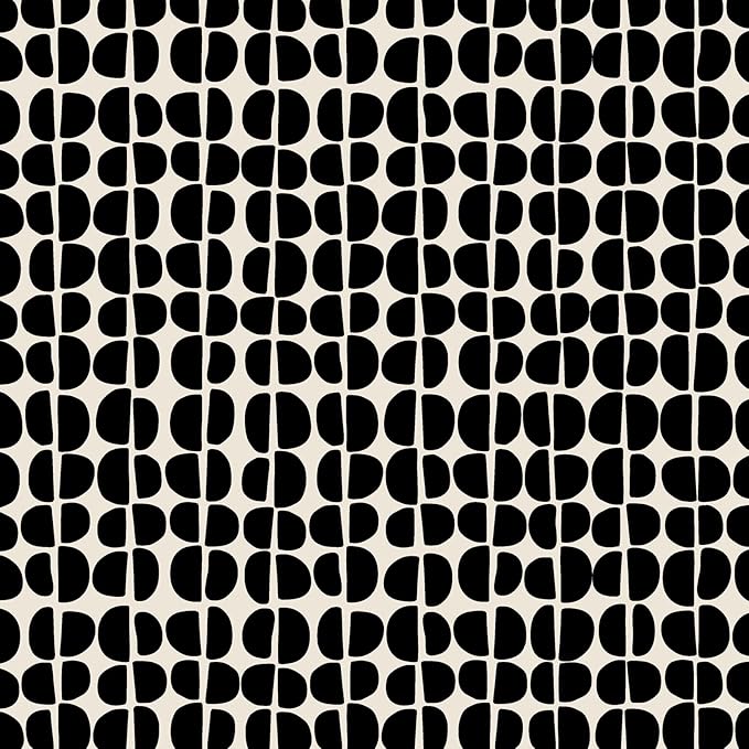 Arch Wallpaper Modern Abstact Wall Paper Boho Black Wallpaper Peel and Stick Minimalist Wall Stickers Geometric Pattern Modern Mural Decals for Bedroom Living Room Decor