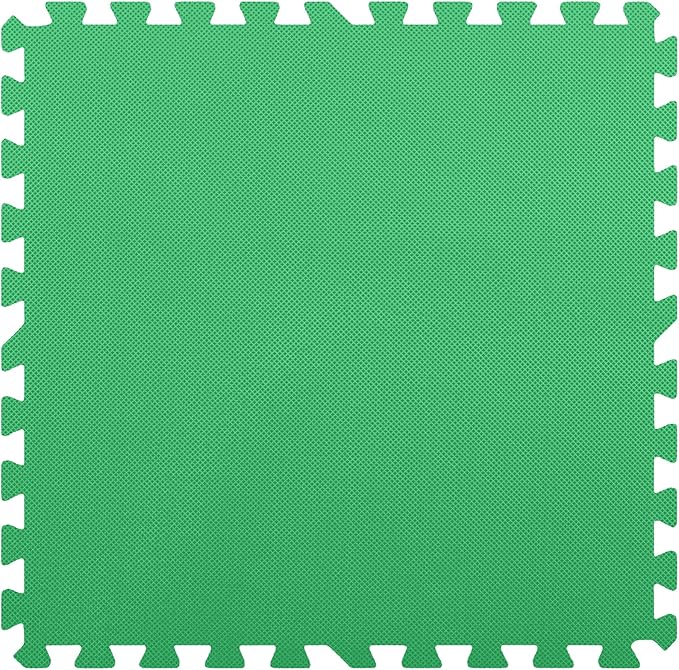 Flooring Inc's 1/2" Soft Non-Toxic Baby Play Mat, Toddler Playmat, Colorful Puzzle PlayMat, Floor Mats for Kids & Babies, EVA Foam Interlocking Tiles for Nursery & Playroom | Blue, 50 Tiles, 200 Sq/Ft