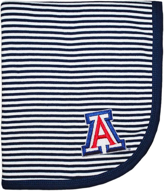 Creative Knitwear Arizona Wildcats Striped Baby and Toddler Blanket