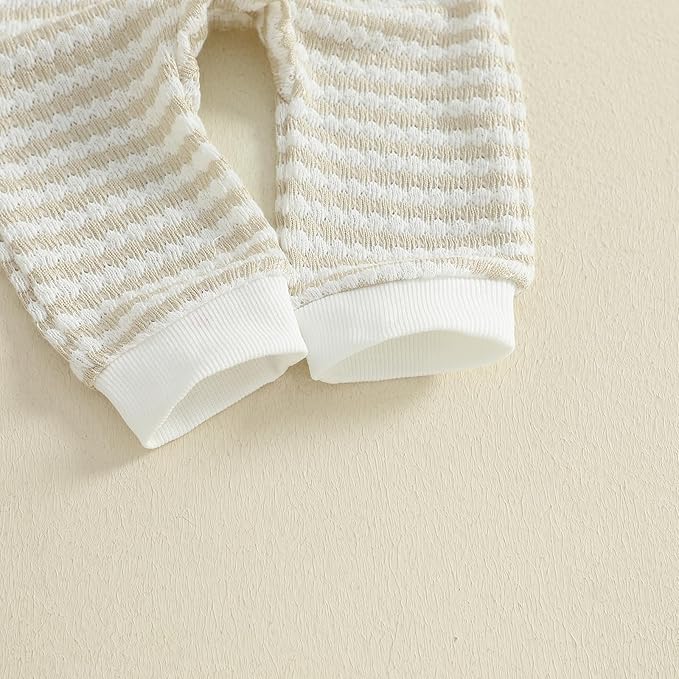 Thorn Tree Baby Boys Clothes Infant Knit Romper Long Sleeve Newborn Outfits Button Closure Onesie Turn Down Collar Jumpsuit