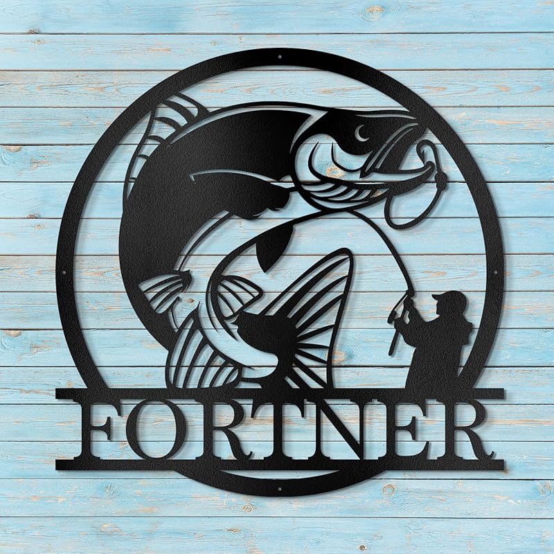 Custom Metal Signs Metal Name Sign Metal Wall Art Split Letter Monogram Wall Decor Metal Wall Art Last Name Sign Family Name Sign Personalized Wedding Gift Fire Pit Sign Outdoor Decor Cabin Sign