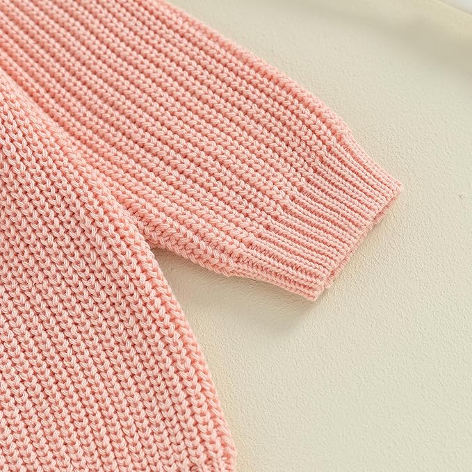Newborn Baby Boy Girl Knit Sweater Cardigan Winter Warm Button Down Sweatshirt Top Outfit Cute Infant Fall Clothes