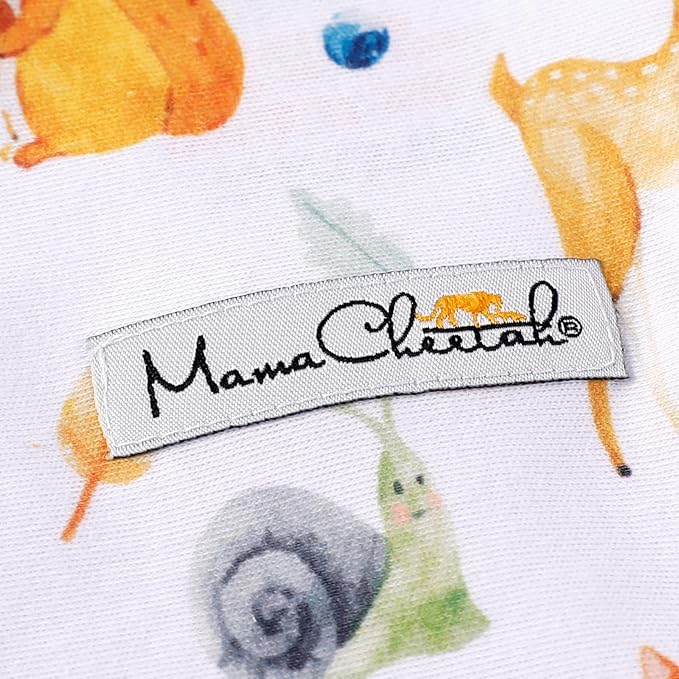 Mama Cheetah Baby Swaddle Sack, Organic Cotton Swaddle Blanket, Adjustable Swaddle Sleep Sacks, Easy Swaddles for Boy Girl 0-3 Month, Baby Essentials, 3-Pack