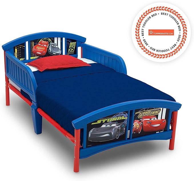 Delta Children Plastic Toddler Bed, Disney/Pixar Cars