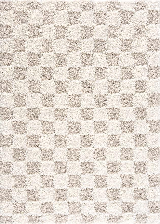 Hauteloom Atira Hallway, Kitchen Runner Rug - Contemporary - Plush Pile - Cream, Light Beige, Light Brown - 2'7" x 13'11"