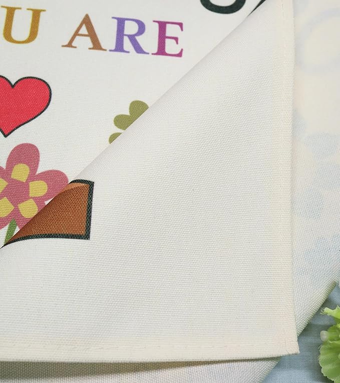 Classroom Boho Rectangular Banner Flag Pennant Wall Art Decor Gift for Teacher Boy Girl Kids Teen,Classroom Homeschool Kindergarten Decor Decor-Back to School Birthday Christmas Gift