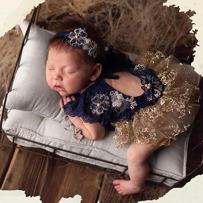 M&G House Newborn Photography Props Mattress Pillow Photography Accessories Baby Photoshoot Props Bed Mattress Bed Mat(White)