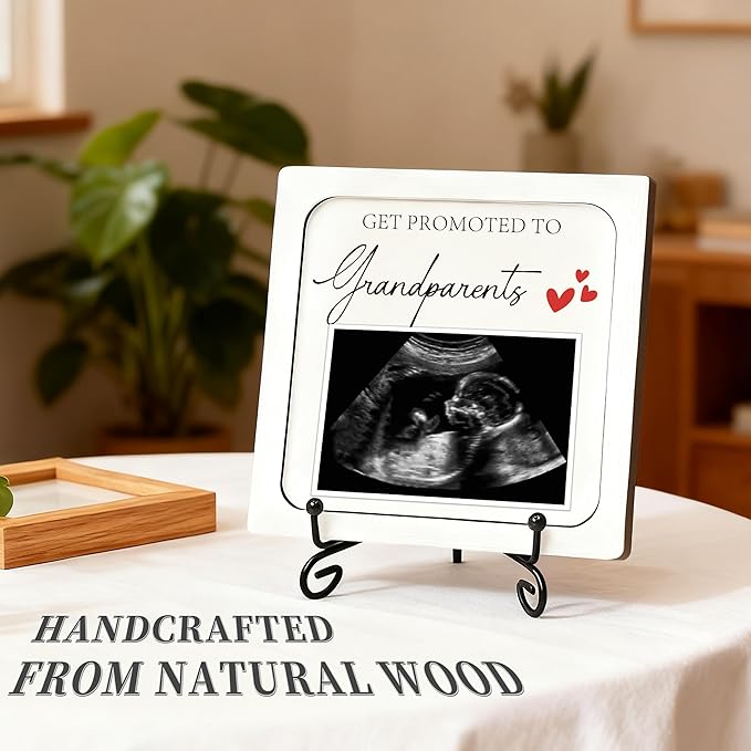 Pregnancy Announcement for Parents, Ultrasound Picture Frames Surprise Box, Birth Announcement Ideas, Pregnancy Reveal to Grandparents, Baby Announcement Gifts for Grandma Grandpa