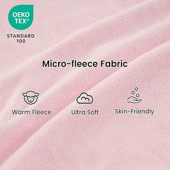 PHF 3 Pack Warm Micro-Fleece Baby Sleep Sack 0-6 Months, Soft Baby Wearable Blanket, 2-Way Zipper Sleeping Bags, Comfy Toddler Sleeping Sack for Girls, Small Size, Clouds