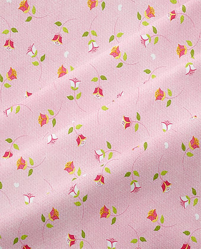 Cute Bow Tie & Rose Flowers Duvet Cover Queen Size 100% Cotton Bedding Set - Vintage Country Floral Comforter Cover with 2 Pillowcases for Girls, Teens, Students, Sweet Home Gift