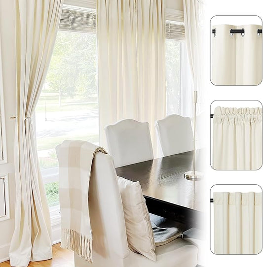 StangH 1 Panel Custom Velvet Curtain Super Soft Room Darkening Thermal Insulated Velvet Drape Customize Sizes & Colors for Kids Bedroom Living Dining Room Office