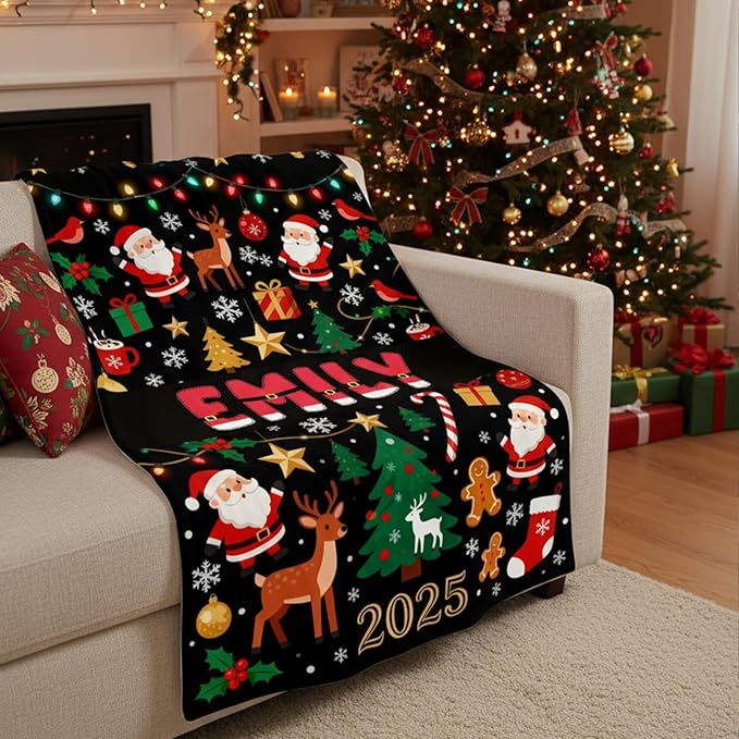 Personalized Baby Blanket, Custom Baby Blanket for Boys & Girls, Baby Blanket with Name, Baby Shower, Easter, Christmas, Birthday Newborn & Toddler Gifts, Baby Gifts