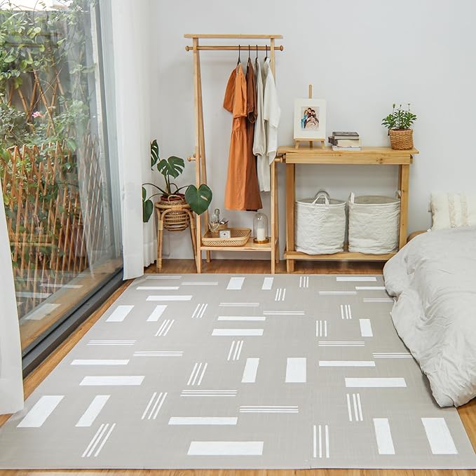 Baby Play Mat for Floor - Nira (3.7x5.5ft) - Premium EVA Foam Play Mat for Babies & Toddlers (Ages 0-5+) - Non-Toxic Playmat for Tummy Time, Crawling & Playroom - Stylish & Comfortable