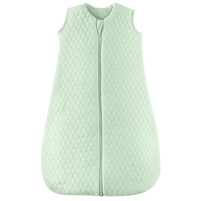 JELLYMONI Baby Sleep Sack TOG 2.5, 6-12 Months Winter Baby Wearable Blanket, 100% Cotton Infant Sleeping Sack 2-Way Zipper Warm Quilted Sleepsack