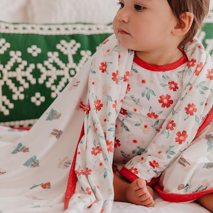 Copper Pearl Noel 3-Layer Stretchy Quilt