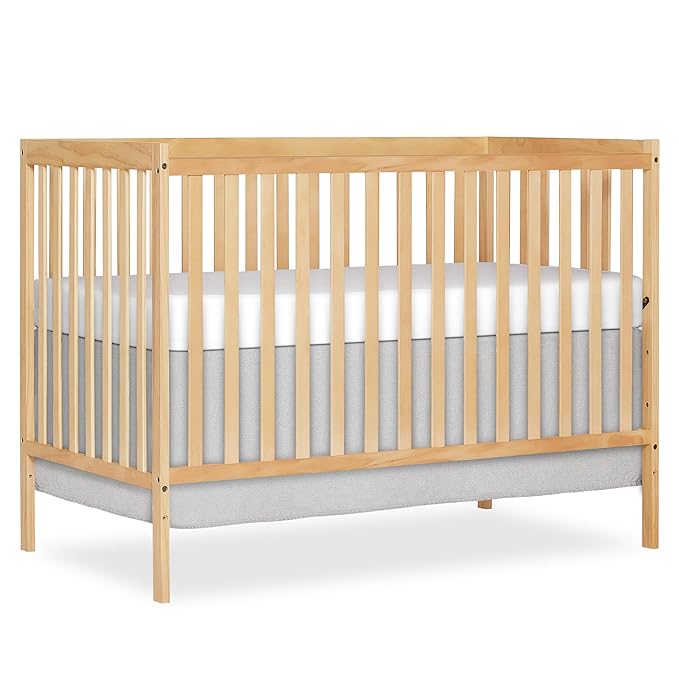 Dream On Me Synergy 5-In-1 Convertible Crib In Natural, Greenguard Gold Certified