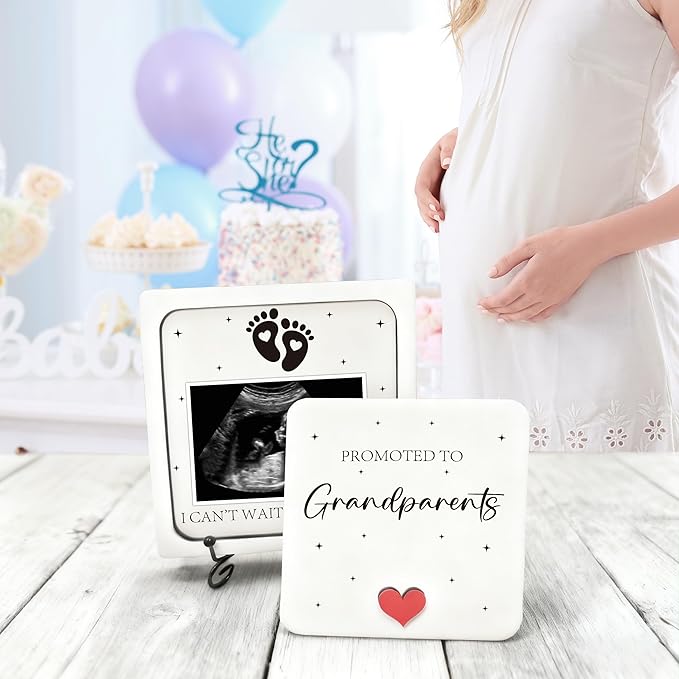 Pregnancy Announcement for Grandma Grandparents, Ultrasound Photo Frame Surprise Box, Baby Announcement Gifts, Baby Coming Soon Announcement, Pregnancy Reveal Gifts to Grandparents