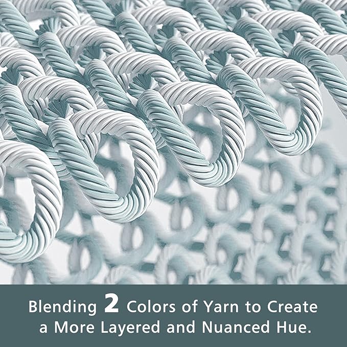 EMME Cotton Muslin Queen Blanket Bed Layering Bedspread Coverlet Breathable Gauze Soft Lightweight (Heather Teal, 90"x90")