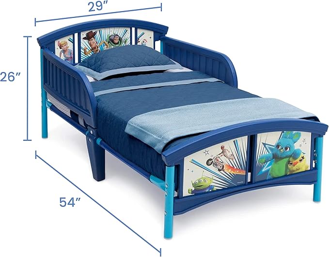 Delta Children Plastic Toddler Bed, Disney/Pixar Toy Story 4