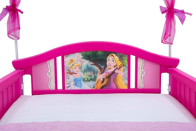 Delta Children Canopy Toddler Bed, Disney Princess