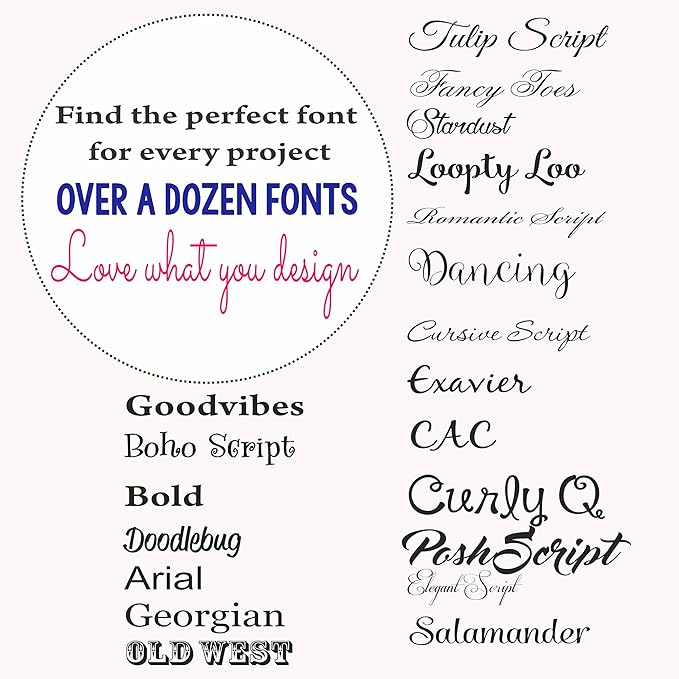 Decor Designs Decals Fancy Girls Personalized Custom Name Vinyl Wall Art Decal Sticker, Nursery Bedroom Baby Decor, Multiple Font and Color, (Multiple Size Choices) (Single Name, Without Initial)