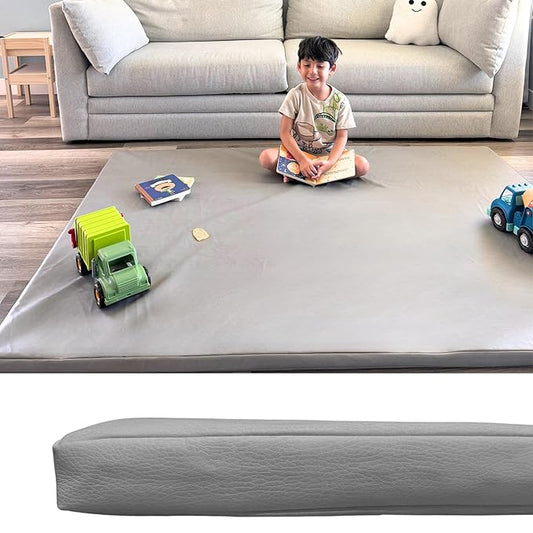 Padded Play Mat for Baby | 1.8" Thick Play Mat for Baby | 74x50 Playpen Mat | Reversible, & Easy-to-Clean | Lightweight & Soft for Tummy Time, Crawling, & Safe Play