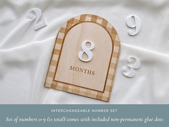 Personalized Baby Name Hospital Announcement Sign, Wooden Arch Design with 3D Letters, Nursery Room Decor